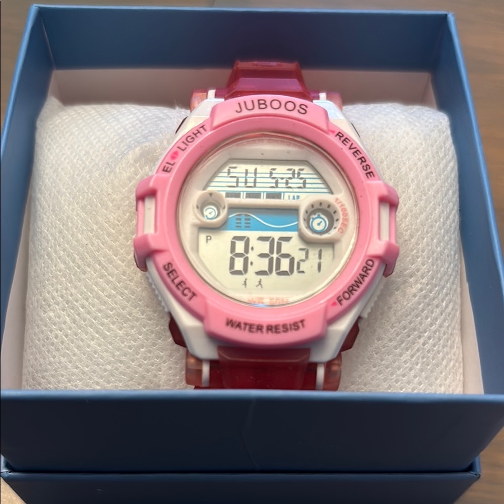 Juboos Pink Digital Watch